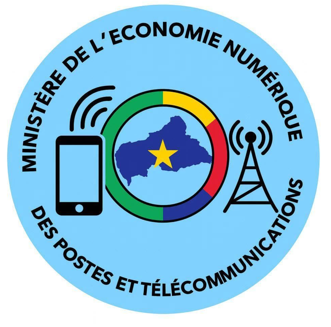 Logo du Ministère de l'Économie Numérique, des Postes et Télécommunications